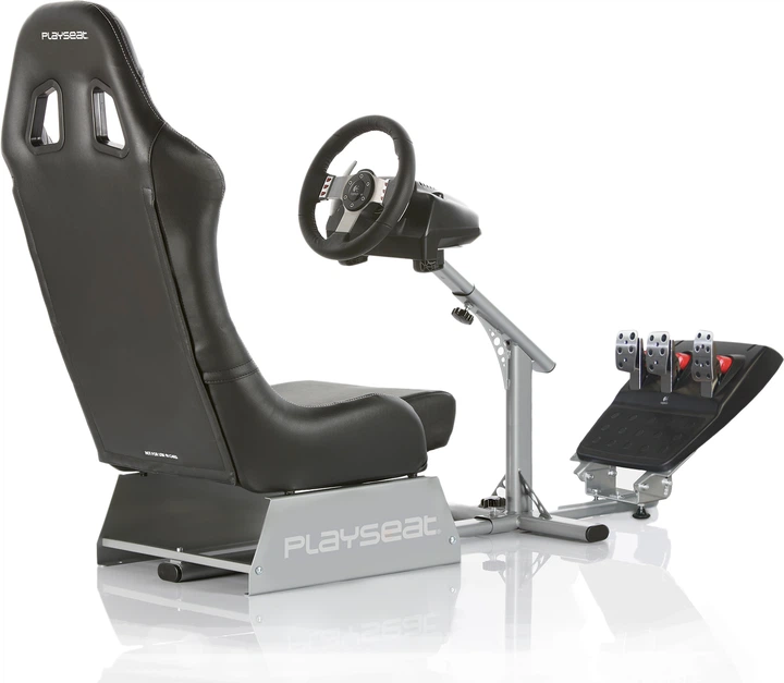 Kokpit Playseat Evolution z kierownicą i mocowaniem na pedały, czarny (REM.00004) - obraz 3