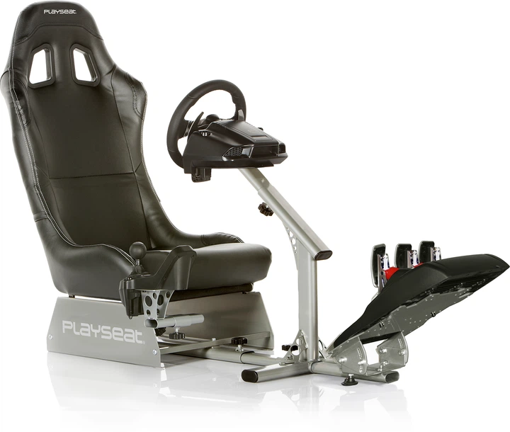 Kokpit Playseat Evolution z kierownicą i mocowaniem na pedały, czarny (REM.00004) - obraz 4