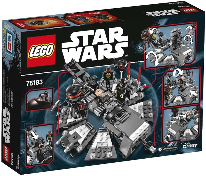 Lego Star Wars Превращение в Дарта Вейдера 75183 – игрушки с