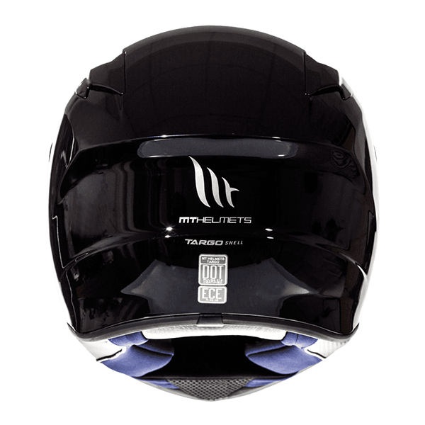 Мотошолом MT Helmets TARGO Solid A1 Gloss Black 3XL - зображення 4