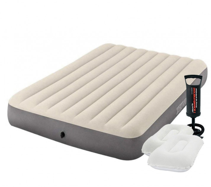 Intex deluxe hotsell single high airbed