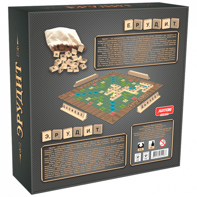 Настольная игра Artos games Эрудит (рус) 0987 - Фото 2 Настольная игра Artos games Эрудит (рус) 0987 - изображение 2