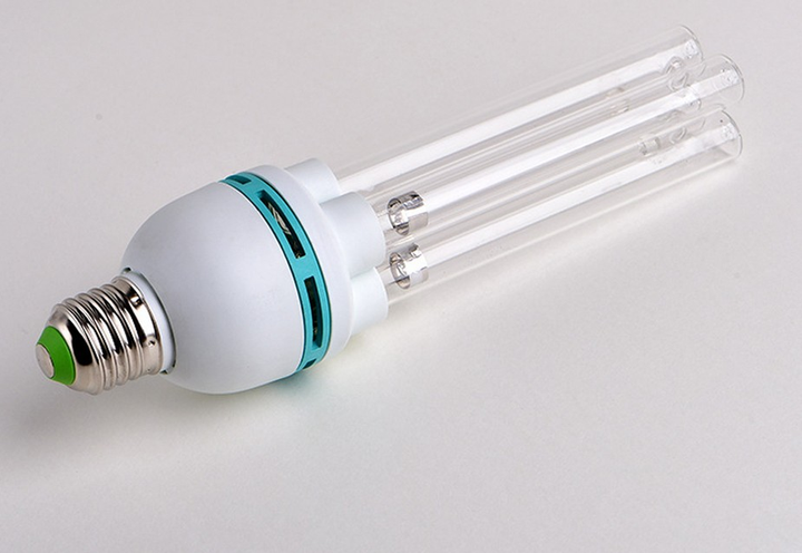 Ультрафиолетовая кварцевая лампа LGL бактерицидная дезинфицирующая для домашней стерилизации 220в мощность 15Вт стандарт Е27 - изображение 1