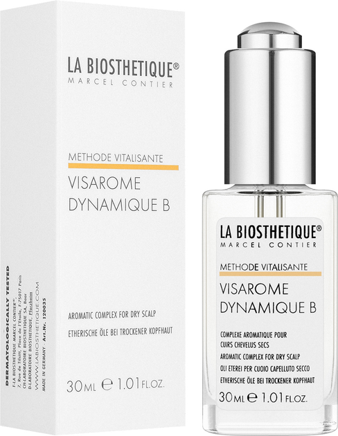Аромакомплекс для сухой кожи головы La Biosthetique Visarome Dynamique B 30 мл (4040218120035) 