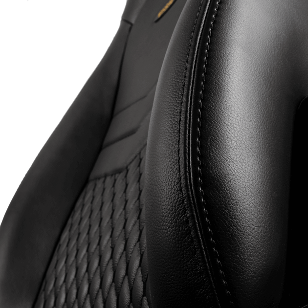 Кресло геймерское NOBLECHAIRS Icon Real Leather Black (NBL-ICN-RL-BLA) - изображение 3