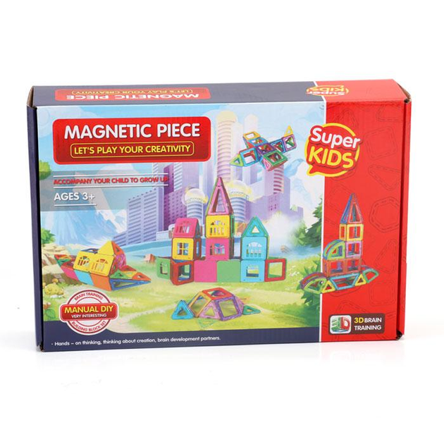 Гіпер великий магнітний конструктор для дітей, Magnetic Blocks, 68 ...