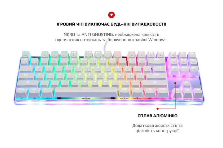 MOTOSPEED K87S メカニカルキーボード ASCII.jp：上海問屋、多彩な発光パターンで輝くゲーミングキーボード