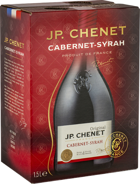 Вино J.P. Chenet Cabernet-Syrah красное сухое 1.5 л 9.5-14% ...