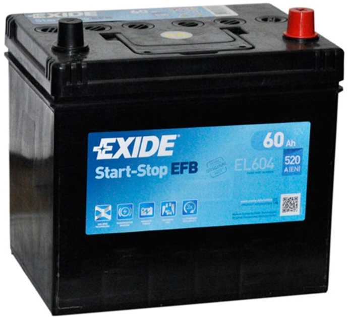 Аккумулятор exide el604