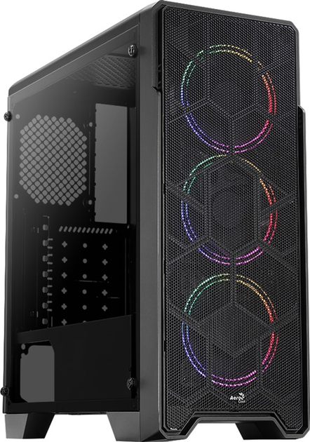 Корпус Aerocool Ore FRGB-G-BK-v1 Tempered Glass Black (ACCM-PV21033.11) - изображение 1