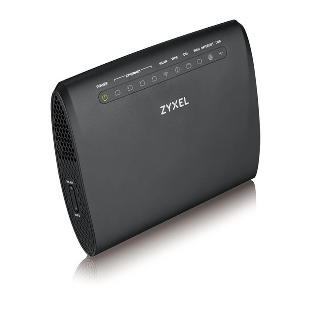 ADSL маршрутизатор ZYXEL VMG3312-T20A (VMG3312-T20A-EU01V1F) (N300, 1xGE WAN, 1хRJ-11, 4xFE LAN, 1хUSB2.0, Wireless N/VDSL2, ADSL2+, 2 антени) - зображення 2