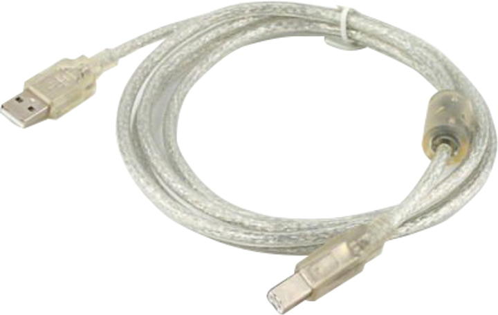 Кабель Cablexpert USB 2.0 AM - BM 0.75 м White (CCF-USB2-AMBM-TR-0.75M ...