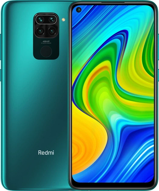 Мобильный телефон Xiaomi Redmi Note 9 3/64GB NFC Forest Green
