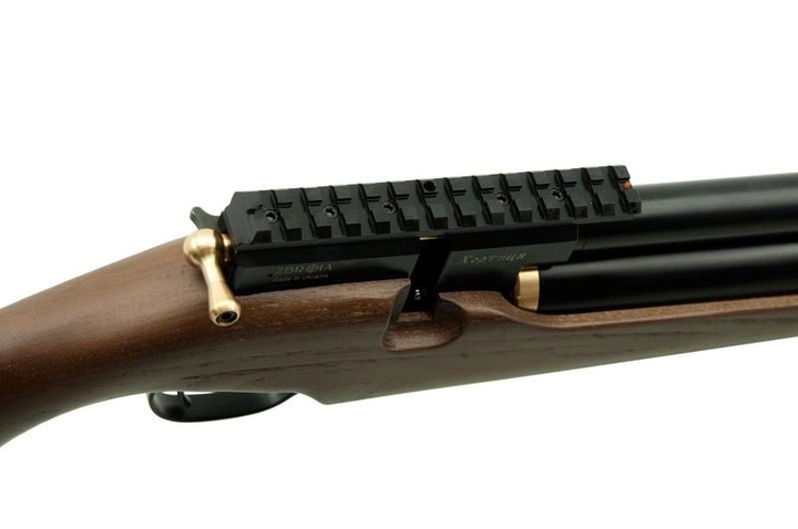 Пневматична гвинтівка ZBROIA PCP ХОРТИЦЯ 550/220 4,5 мм (коричневий/чорний) - зображення 2