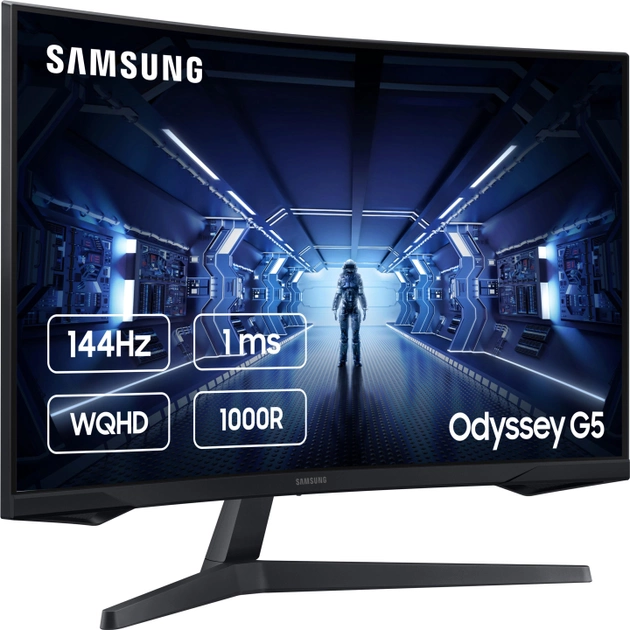 Mонитор 31.5" Samsung Odyssey G5 LC32G55T Black (LC32G55TQWIXCI) - изображение 2