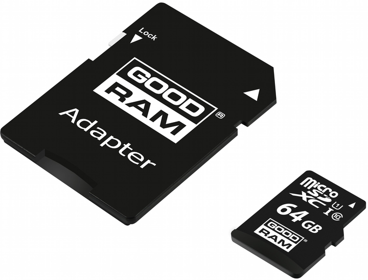 Карта памяти Goodram microSDXC 64GB UHS-I class 10 + adapter (M1AA-0640R12) - изображение 2