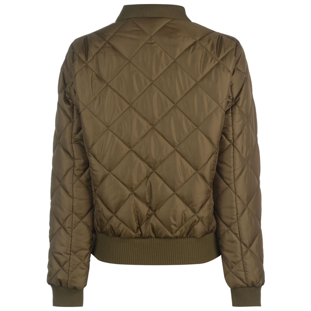 Golddigga quilted sale bomber jacket ladies