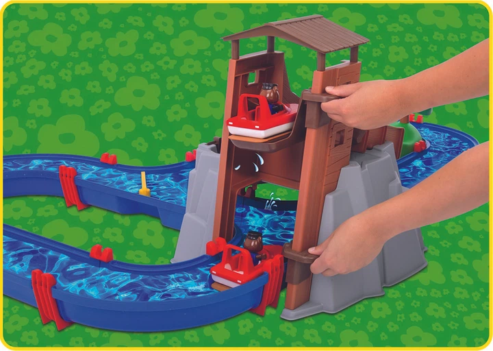 Tor wodny BIG Aquaplay Adventureland Playset Multi 138 x 88 x 47 cm (7313400015479) - obraz 4