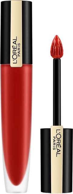 Акція на Помада-тинт для губ L'Or?al Paris Rouge Signature 115 Класичний червоний 7 мл від Rozetka