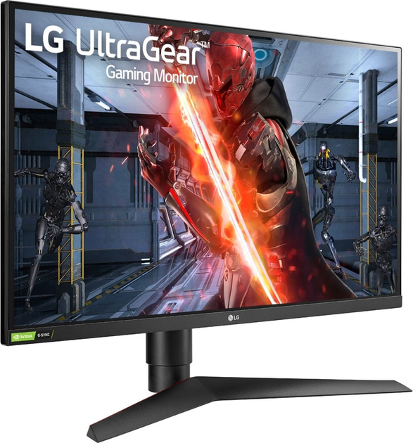 Монитор LG 27" UltraGear 27GN750-B IPS Black; 1920x1080 (240 Гц), 1 мс, 400 кд/м2, DisplayPort, 2хHDMI, 3xUSB3.0 - изображение 4