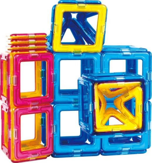 Magnetyczny zestaw konstrukcyjny Magformers Zestaw podstawowy 50 elementów (701006) (8809134360446) - obraz 3