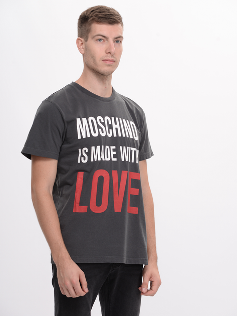 Футболка Love Moschino 8181.5 2XL (52) Асфальтова - зображення 1