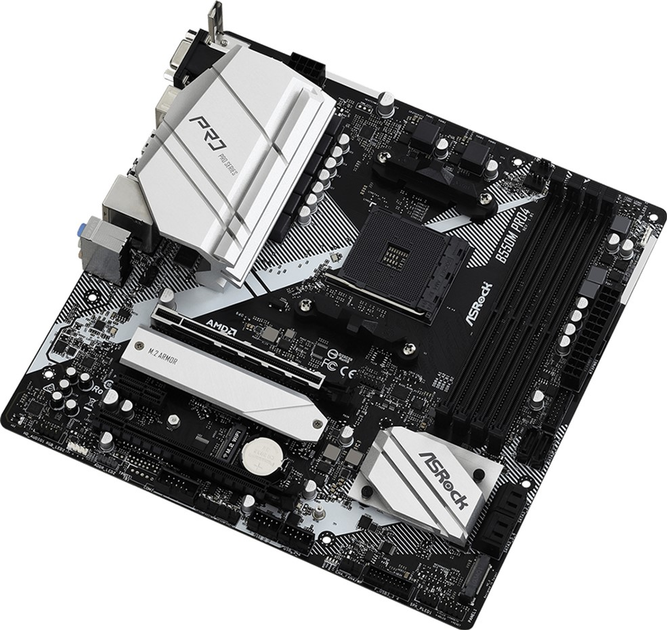 Материнская плата ASRock B550M Pro4 (sAM4, AMD B550, PCI-Ex16) - изображение 3