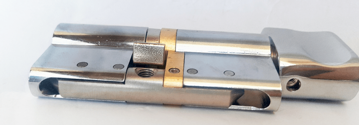 Цилиндр Abloy Protec2 62 мм (31х31Т) ключ/тумблер хром - Фото 5 Цилиндр Abloy Protec2 62 мм (31х31Т) ключ/тумблер хром - изображение 5