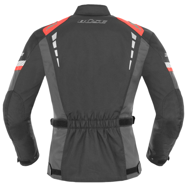 Мотокуртка BUSE BRENO black-red S - Фото 2 Мотокуртка BUSE BRENO black-red S - зображення 2