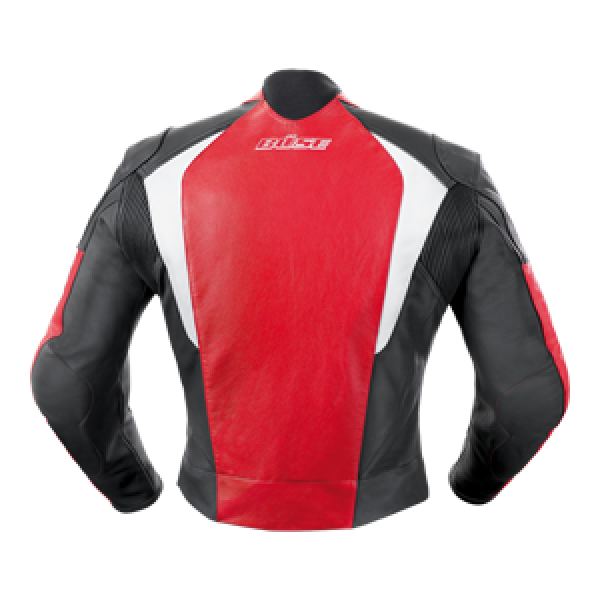 Кожаная мотокуртка BUSE Assen black-red 56 - изображение 2