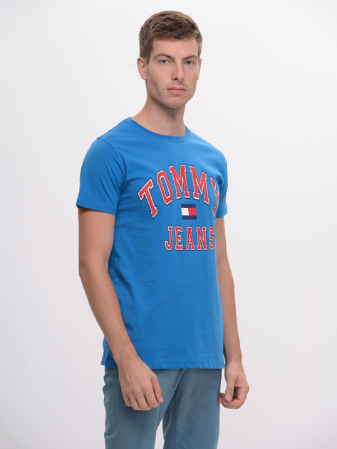 Футболка бавовняна довга чоловіча Tommy Jeans 9633.6 XL Блакитна від Rozetka на платформі USKIDKA Акція на Футболка бавовняна довга чоловіча Tommy Jeans 9633.6 XL Блакитна від Rozetka