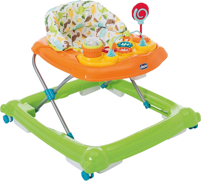 Ходунки Chicco Circus Жовтогарячо-зелені (79441.32) (8058664113729) - зображення 1