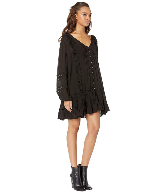 Free people snow 2025 angel mini dress