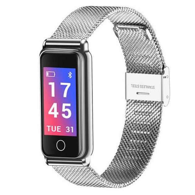 Фитнес браслет Smart Band MX Y8 3D дисплей Тонометр Серебристый ...