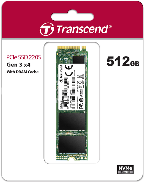 Transcend TS512GMTE220S 512GB SSD 3個セット Transcend TS512GMTE220S 512GB SSD 3個セット PCパーツ
