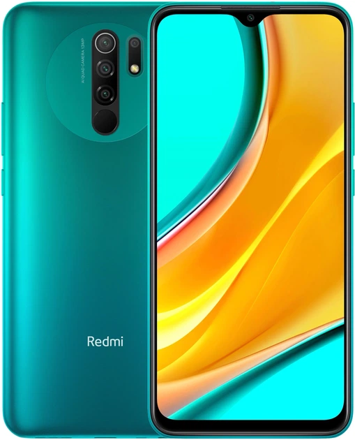 Мобильный телефон Xiaomi Redmi 9 4/64GB Ocean Green (Международная