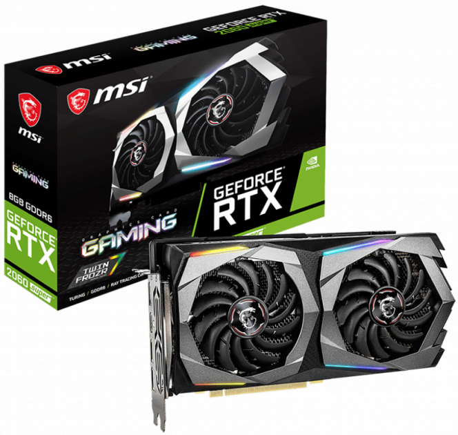 MSI PCI-Ex GeForce RTX 2060 Super Gaming 8GB GDDR6 (256bit) (1650/14000) (HDMI, 3 x DisplayPort) (RTX 2060 SUPER GAMING) - Фото 2 MSI PCI-Ex GeForce RTX 2060 Super Gaming 8GB GDDR6 (256bit) (1650/14000) (HDMI, 3 x DisplayPort) (RTX 2060 SUPER GAMING) - изображение 2