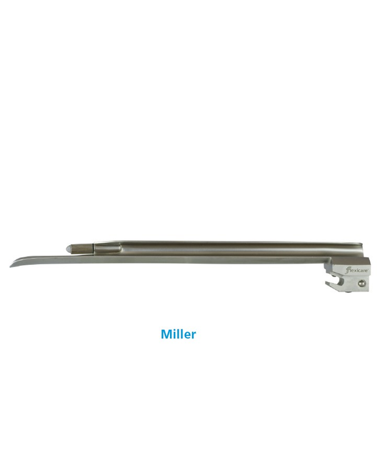 Клинки Miller для ларингоскопов Flexicare металлические обычные многоразовые размер 4 - изображение 1