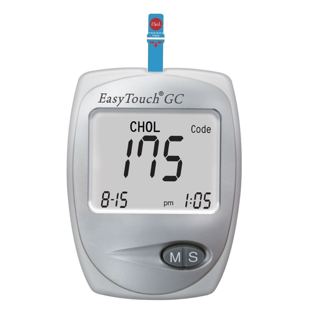 Апарат Medicare Easy Touch для вимірювання рівня глюкози холестерину в крові - зображення 1