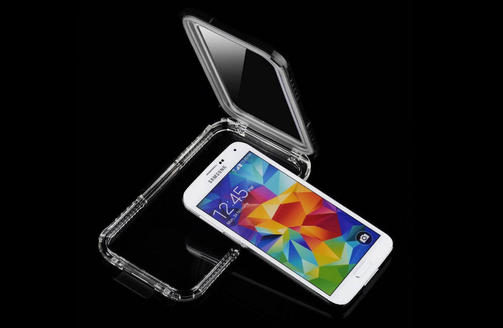 Підводний чохол аквабокс Primolux для Samsung S3 / S4 / S5 Black Primolux прозорий|чорний - зображення 2