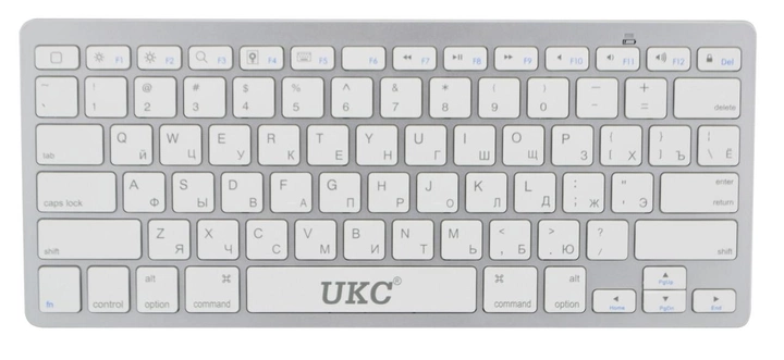 Беспроводная Bluetooth клавиатура UKC BK3001 (X5) Silver - изображение 1