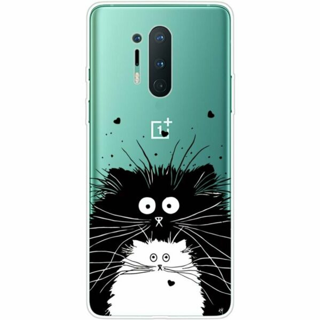 Силиконовый (TPU) чехол Deexe Pretty Glossy для OnePlus 8 Pro - Black ...