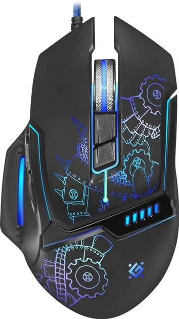 Mysz Defender Kill'em All GM-480L USB Black (4714033524803) - Zdjęcie 2 Mysz Defender Kill'em All GM-480L USB Black (4714033524803) - obraz 2