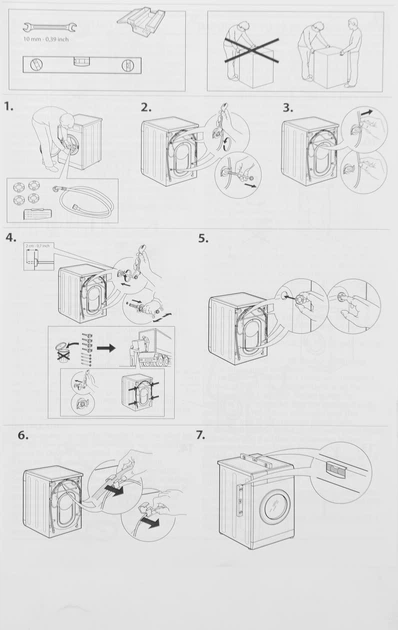 Пральна машина вузька INDESIT OMTWSA 61053 WK EU - Фото 19 Пральна машина вузька INDESIT OMTWSA 61053 WK EU - зображення 19