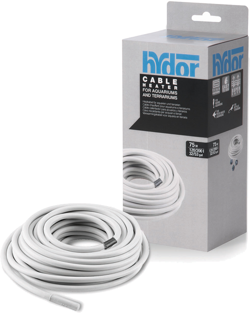 Термошнур Hydor Hydrocable 75W T04305 – купить онлайн на ROZETKA