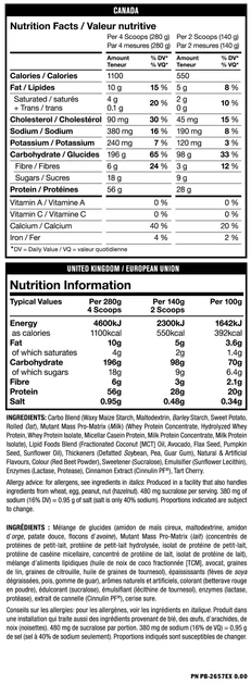 Gainer na masę ciała Mutant Mass 2.27 kg Cookies Cream (627933026800) - obraz 2