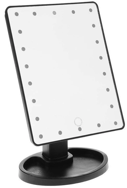 Косметическое настольное зеркало для макияжа с подсветкой 16 LED Touch ...
