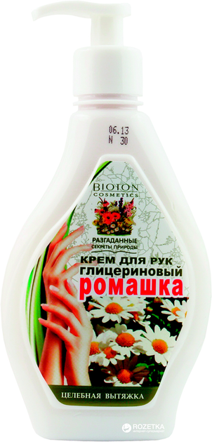 Упаковка крема для рук Bioton Cosmetics Глицериновый Ромашка 350 мл х ...