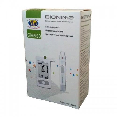 Глюкометр Bionime GM 550 - зображення 1