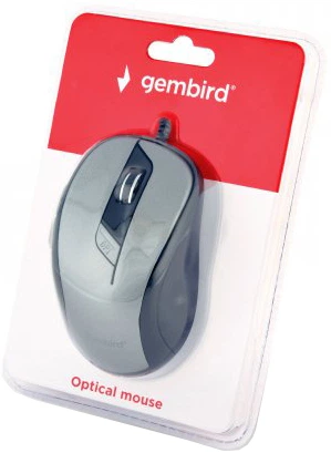 Mysz Gembird MUS-6B-01-BG USB Czarno-srebrna - Zdjęcie 3 Mysz Gembird MUS-6B-01-BG USB Czarno-srebrna - obraz 3